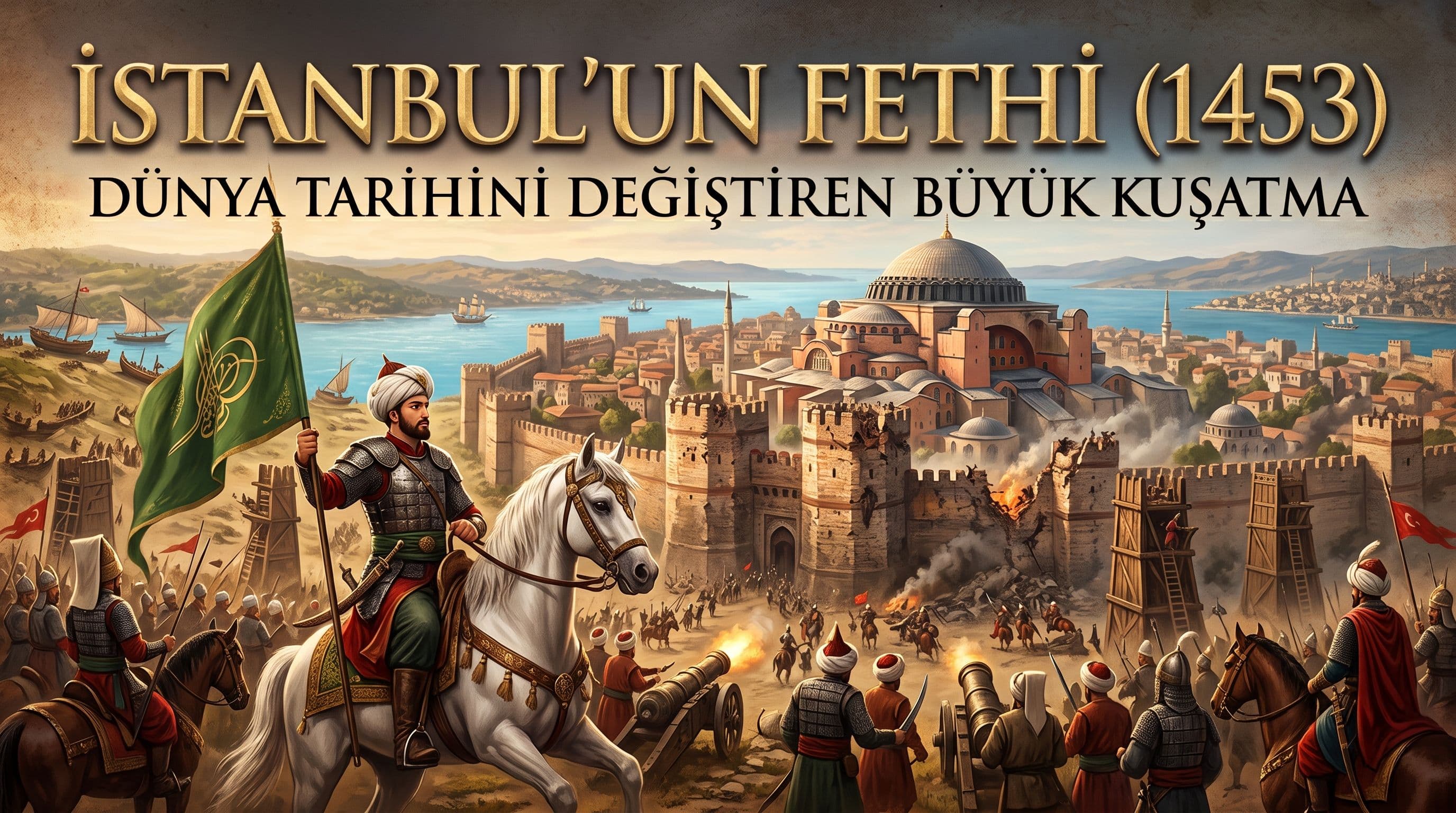 İstanbul'un Fethi (1453): Dünya Tarihini Değiştiren Büyük Kuşatma